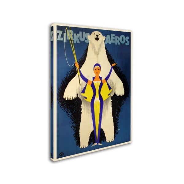 Vintage Apple Collection 'Aero Circus' Canvas Art,35x47